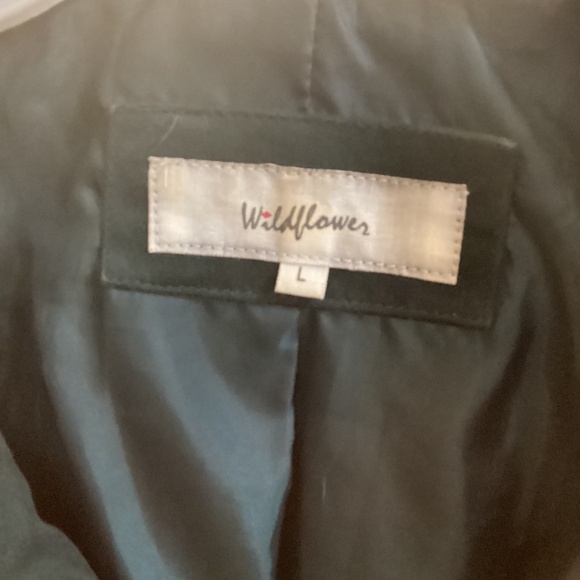 Green suede biker jacket size L - Picture 2 of 6